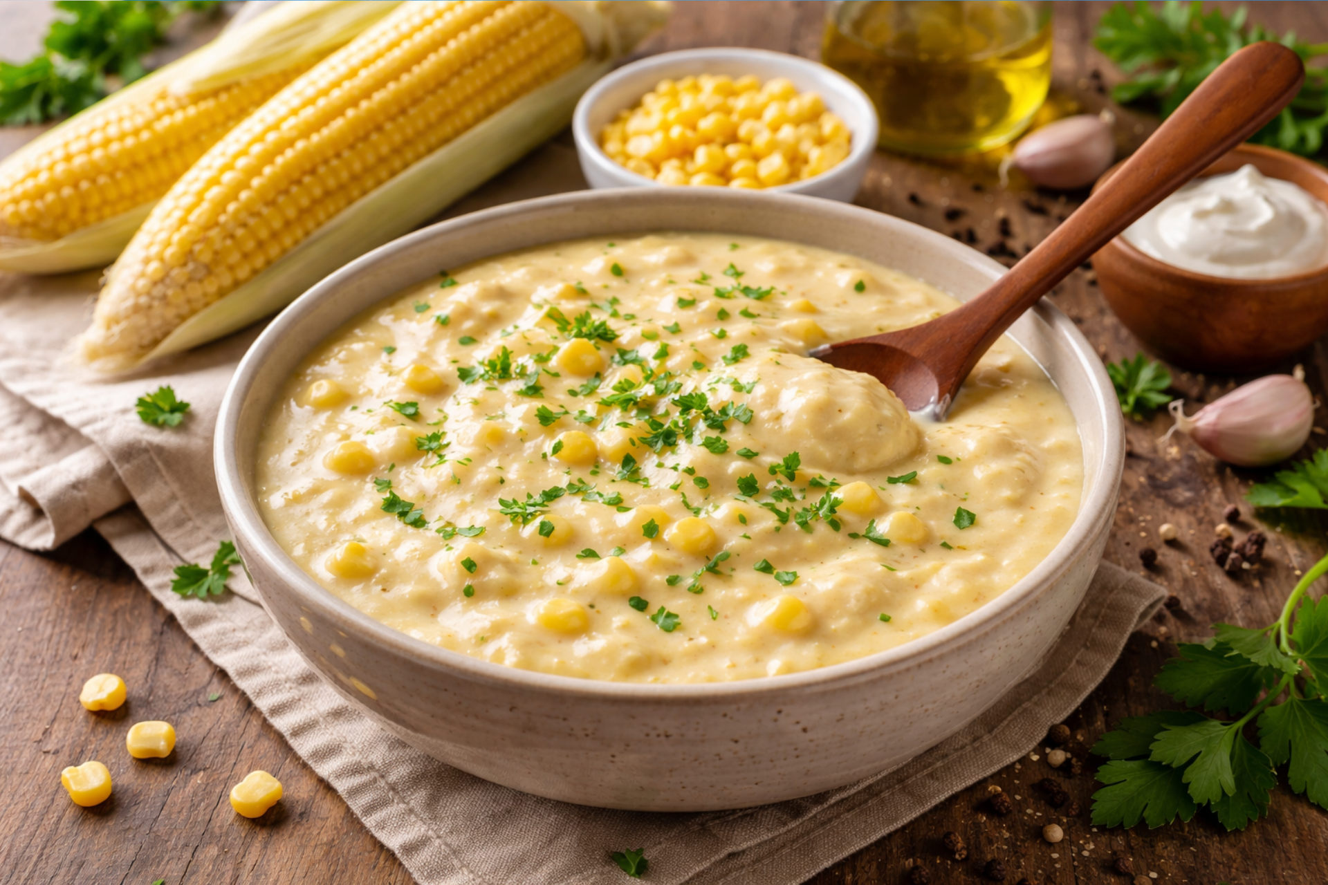 Creme de milho caseiro: receita tradicional, cremosa e fácil de preparar 3 Creme de milho caseiro: receita tradicional, cremosa e fácil de preparar