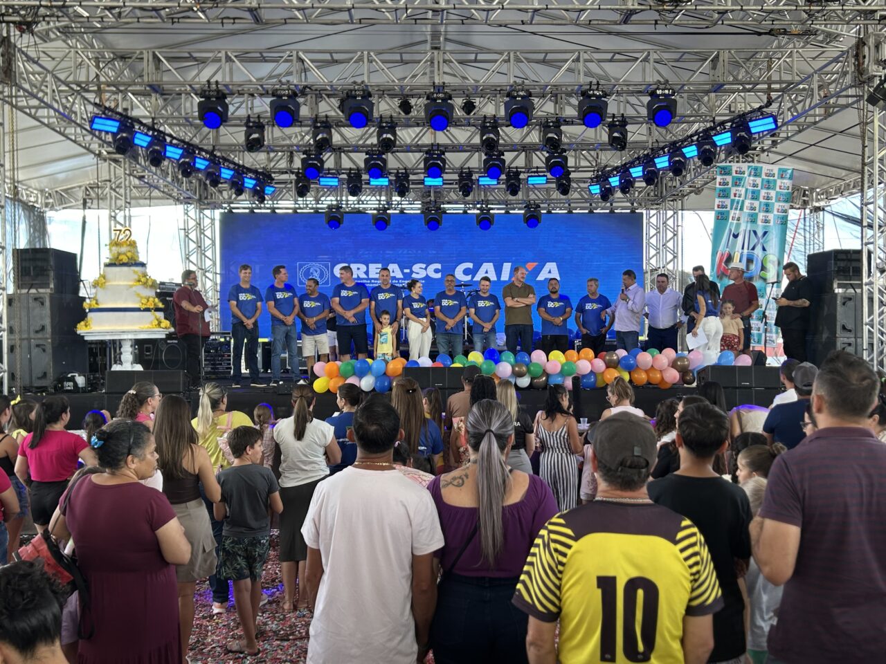 Mais de 30 mil pessoas participaram dos três dias de festa pelos 72 anos de Dionísio Cerqueira 34 IMG 7367