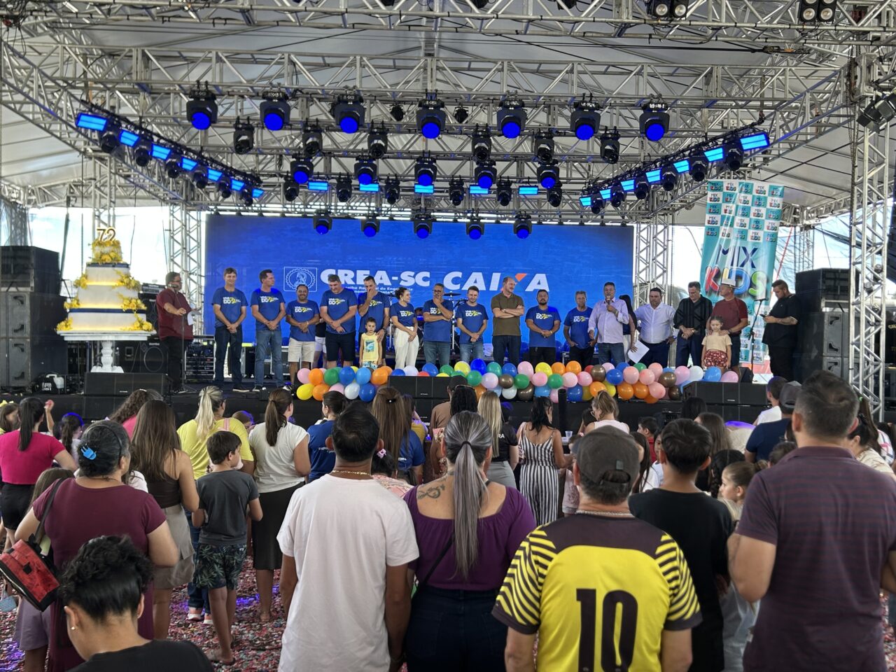 Mais de 30 mil pessoas participaram dos três dias de festa pelos 72 anos de Dionísio Cerqueira 32 IMG 7368