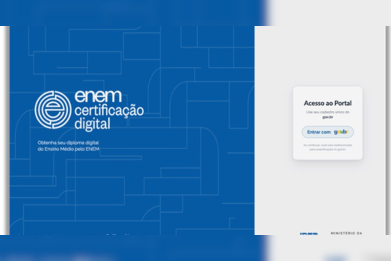 Plataforma do Inep libera certificado digital do ensino médio para quem usou o Enem 2025 como certificação 3 Inep lança portal para emissão do certificado digital do ensino médio via Enem 2025. Documento sai em minutos e tem validade nacional.