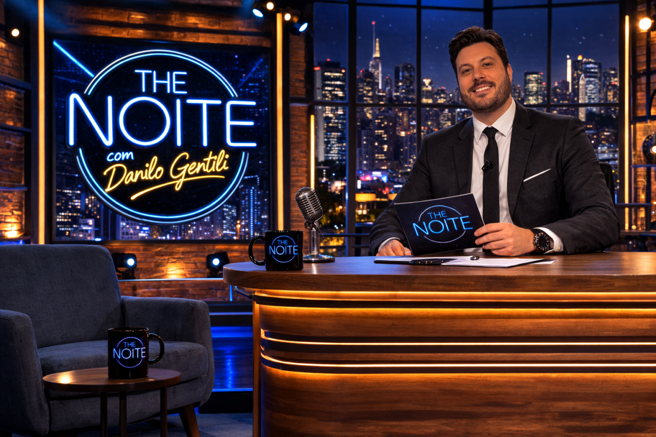 Danilo Gentili renova contrato com o SBT após interrupção nas gravações do The Noite 1 danilo gentili