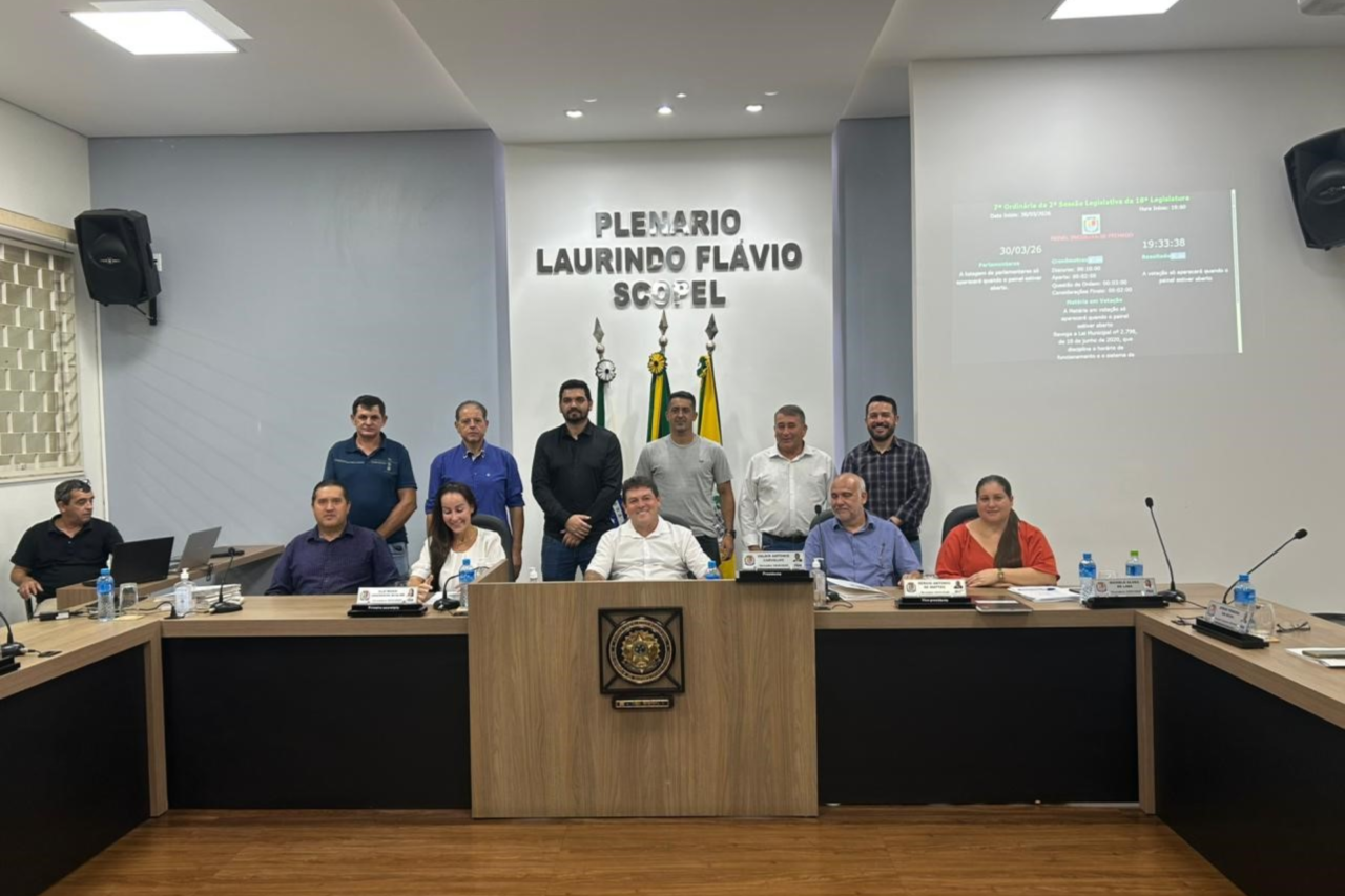 Parlamento Jovem é empossado na Câmara de Santo Antonio do Sudoeste 3 Heloisa L 47