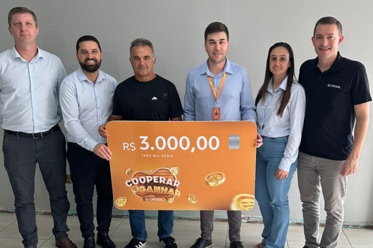 Campanha da Cresol premia associados e inicia série de sorteios com prêmios de até R$ 1 milhão 4 crys 13 2