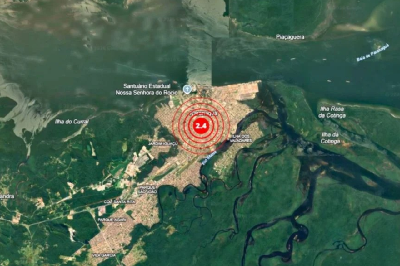Terremoto é registrado no litoral do Paraná e assusta moradores 3 Abalo sísmico de magnitude 2.4 foi registrado em Paranaguá e sentido em cidades do litoral; não há registro de danos ou feridos.
