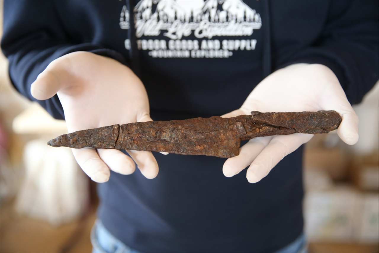 Facas de 1.500 anos são encontradas em antiga cidade escavada na Turquia 3 faca