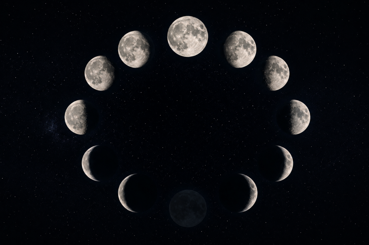 Fase da Lua hoje (08/05/2026) 3 Fase da Lua hoje (08/05/2026)