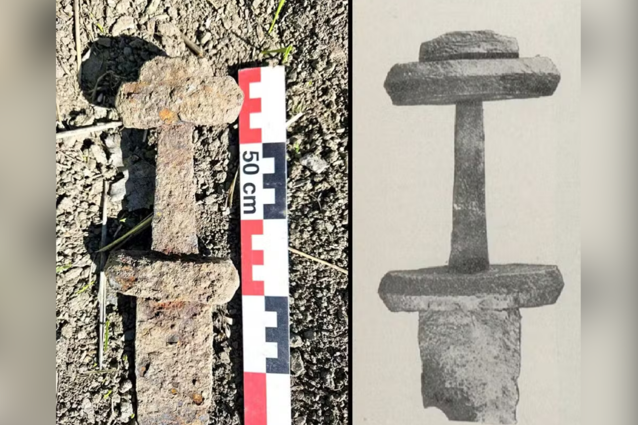 Criança encontra espada de mais de 1.300 anos durante passeio escolar na Noruega 3 Criança encontra espada de mais de 1.300 anos durante passeio escolar na Noruega