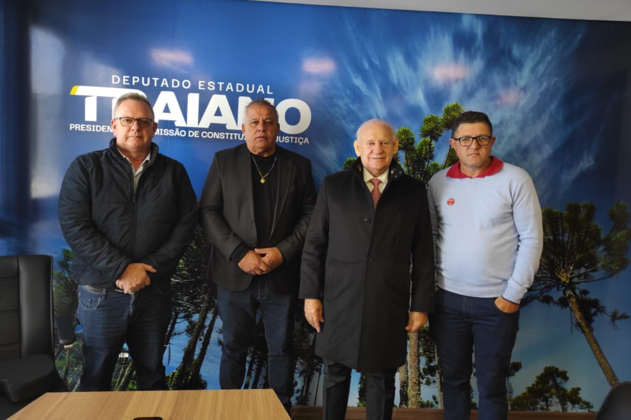 Prefeito e presidente da Câmara de Barracão cumprem agenda em Curitiba em busca de recursos