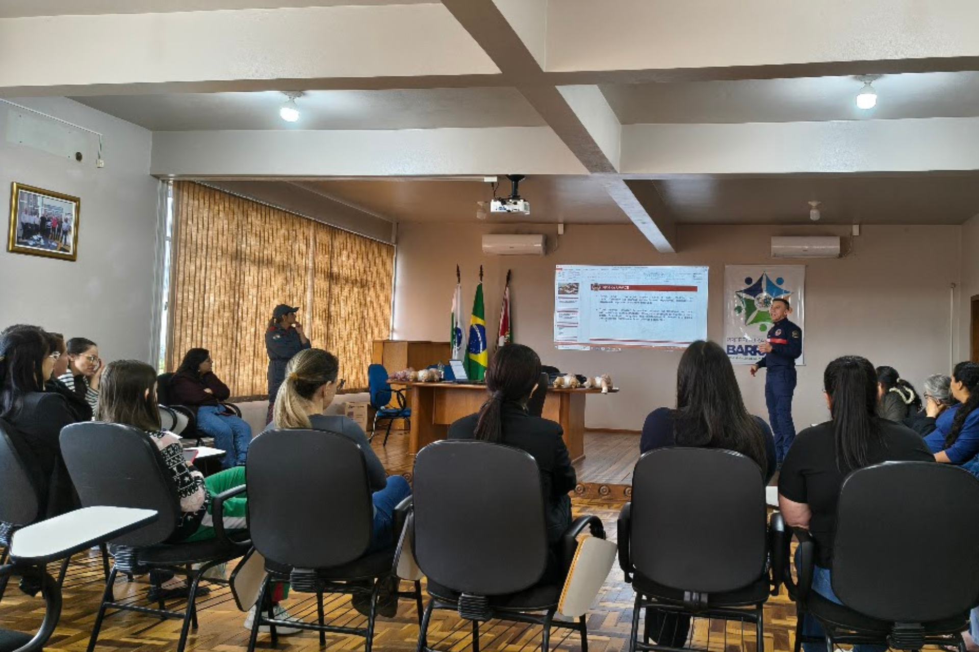 Bombeiros promovem capacitação para gestantes Barraconenses 3 Bombeiros promovem capacitação para gestantes barraconenses