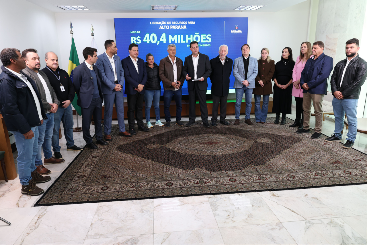 Ratinho Junior anuncia R$ 385 milhões para obras em 11 municípios do Paraná 13 Ratinho Junior anuncia R$ 385 milhões para obras em 11 municípios do Paraná