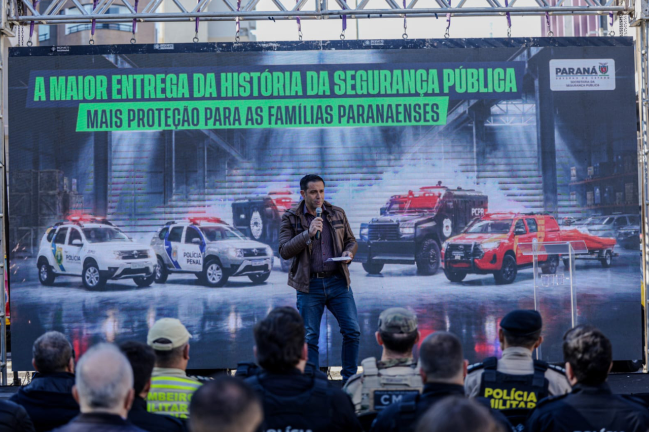 Estado entrega 50 viaturas e equipamentos para reforçar segurança pública no Sudoeste do Paraná 4 Estado entrega 50 viaturas e equipamentos para reforçar segurança pública no Sudoeste do Paraná
