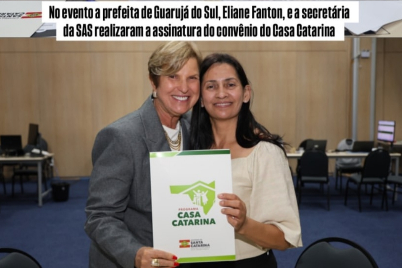 A prefeita Eliane Fanton participa nesta semana do mutirão Acelera Convênios, promovido pelo governo catarinense