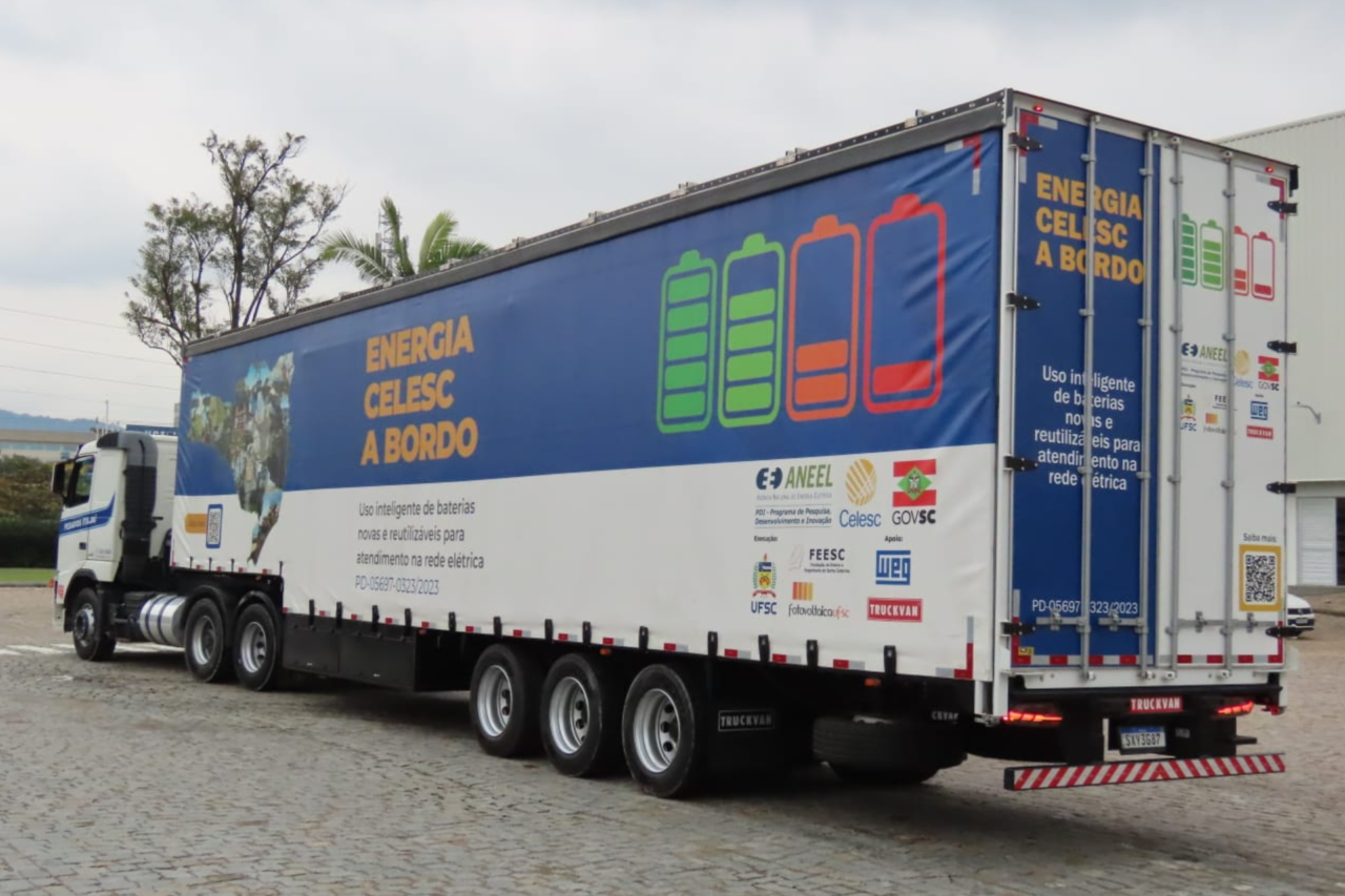 Celesc desenvolve sistema inédito no Brasil para reaproveitar baterias de veículos elétricos 1 Celesc desenvolve sistema inédito no Brasil para reaproveitar baterias de veículos elétricos
