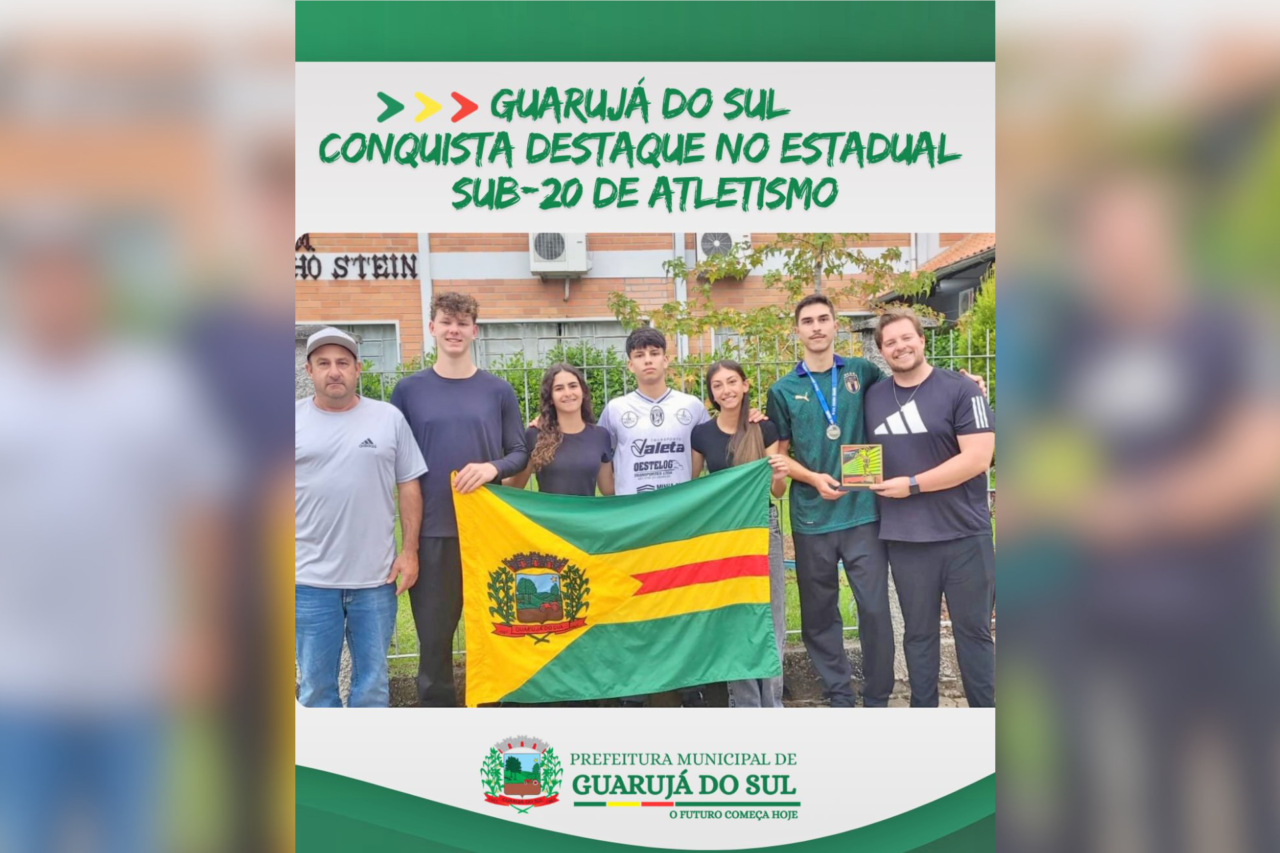 Guaruj&aacute; do Sul participa do Campeonato Estadual Loterias Caixa Sub-20 de Atletismo