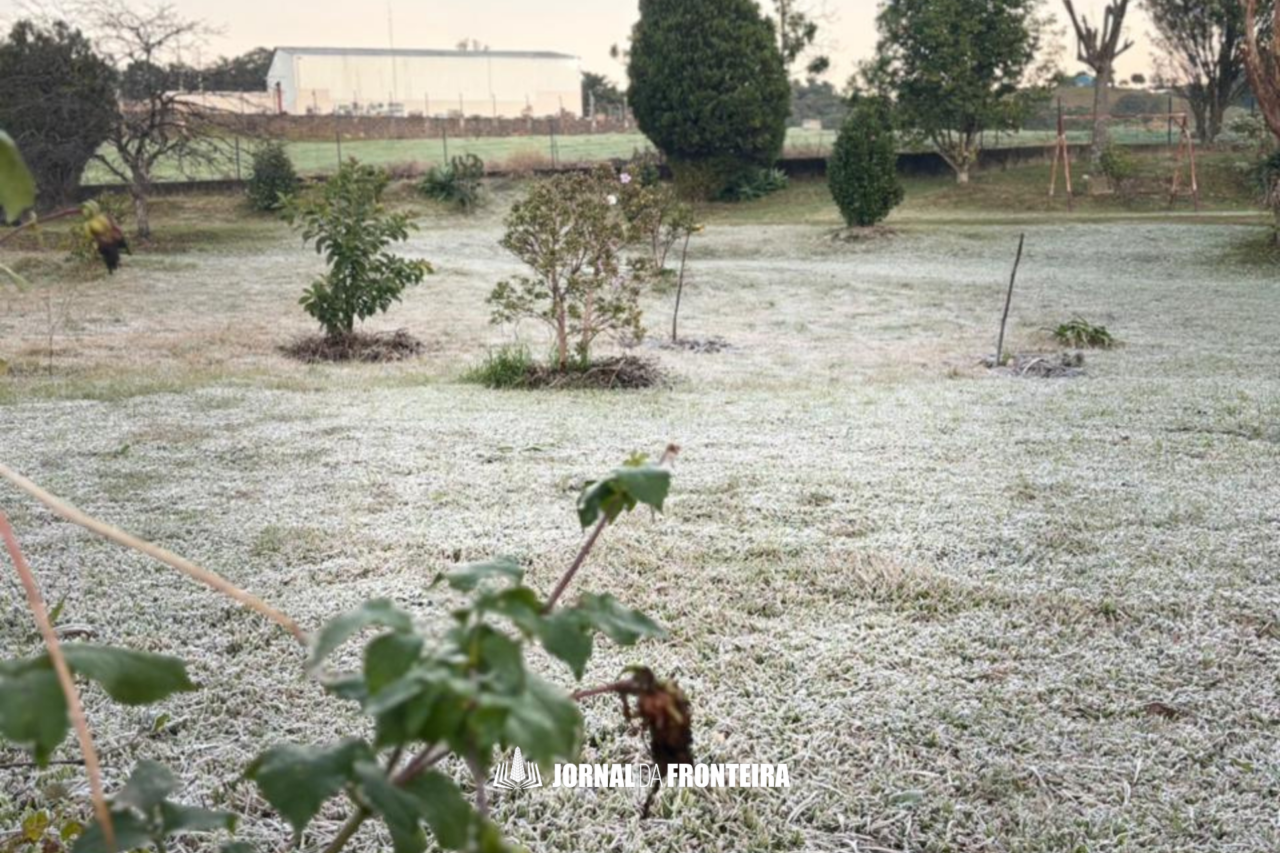 Frio de 2°C e geada cobrem Barracão nesta quarta-feira (24) 3 5 3