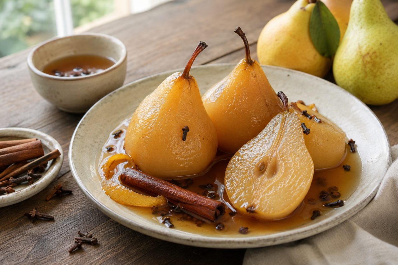Pera cozida com canela e cravo: sobremesa simples, aromática e perfeita para dias frios 3 Pera cozida com canela e cravo: sobremesa simples, aromática e perfeita para dias frios