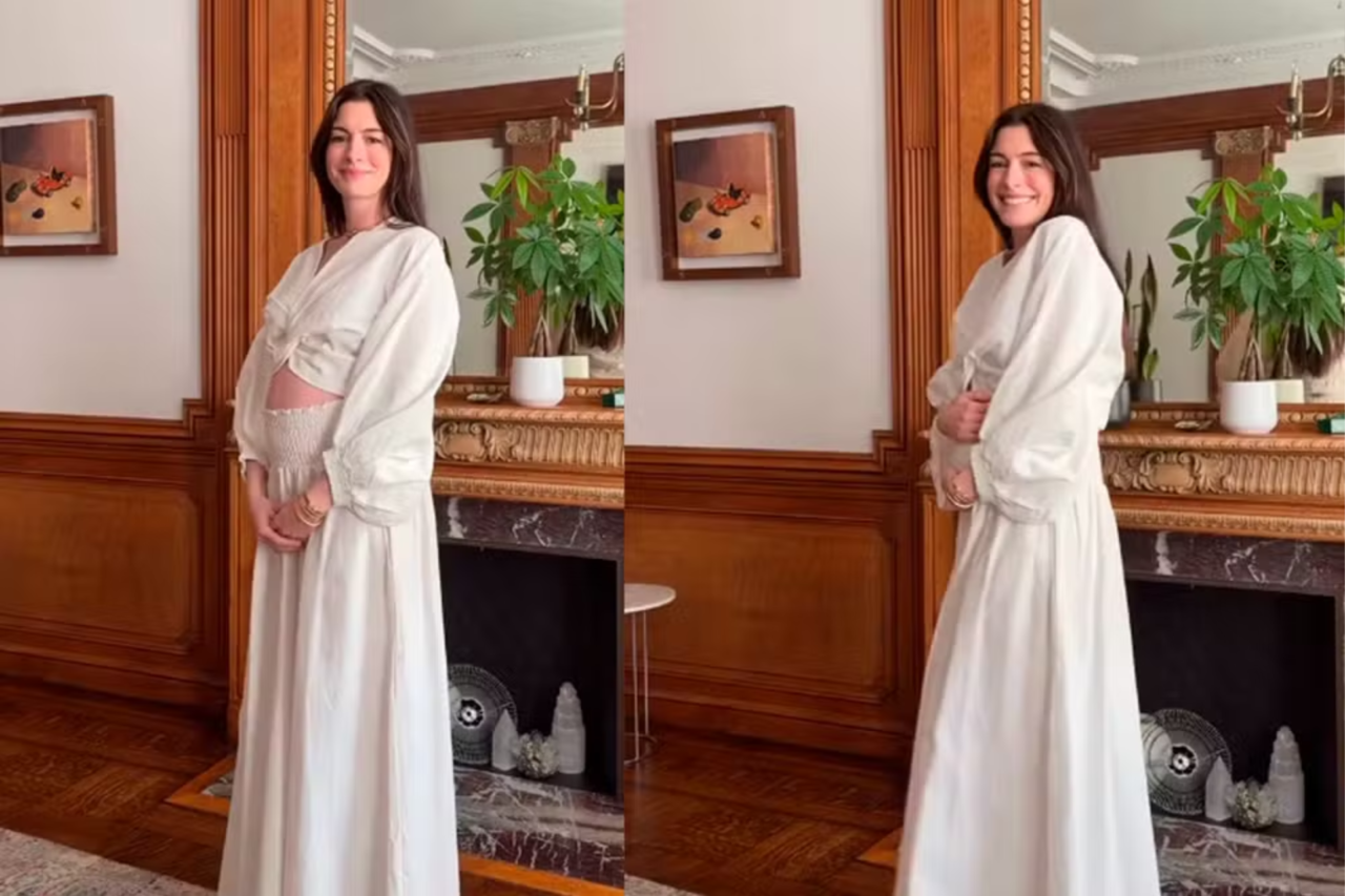 Anne Hathaway anuncia terceira gravidez em publicação nas redes sociais 3 Anne Hathaway anuncia terceira gravidez em publicação nas redes sociais