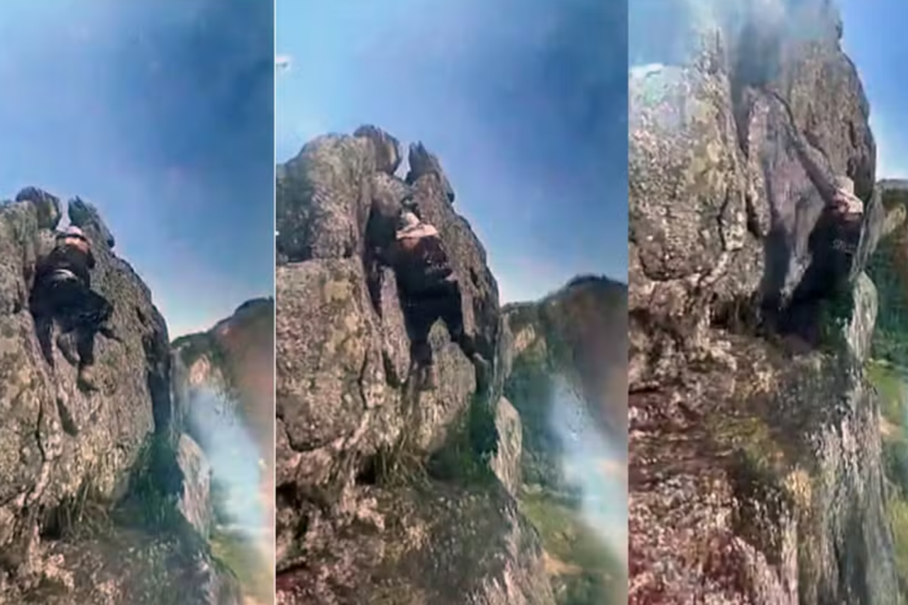 Homem morre ao cair de pedra enquanto tentava tirar foto em trilha no RJ