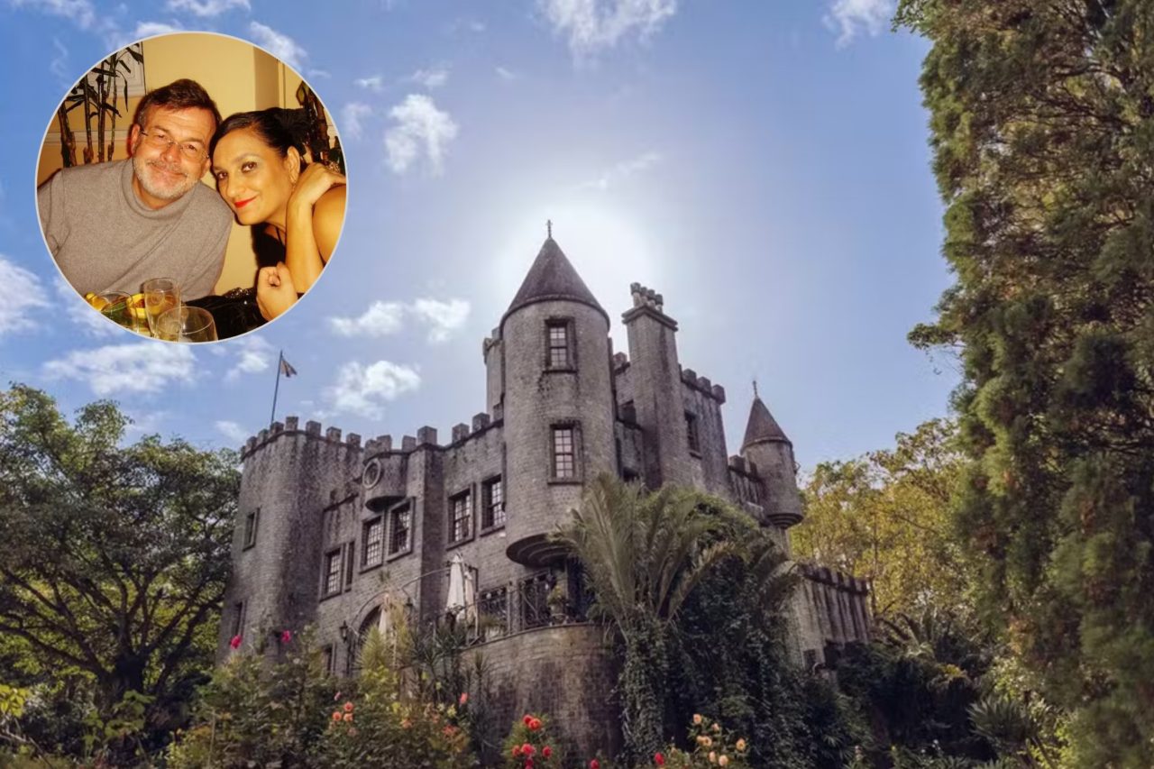 Casal constrói castelo inspirado na Escócia em Santa Catarina 1 Casal constrói castelo inspirado na Escócia em Santa Catarina