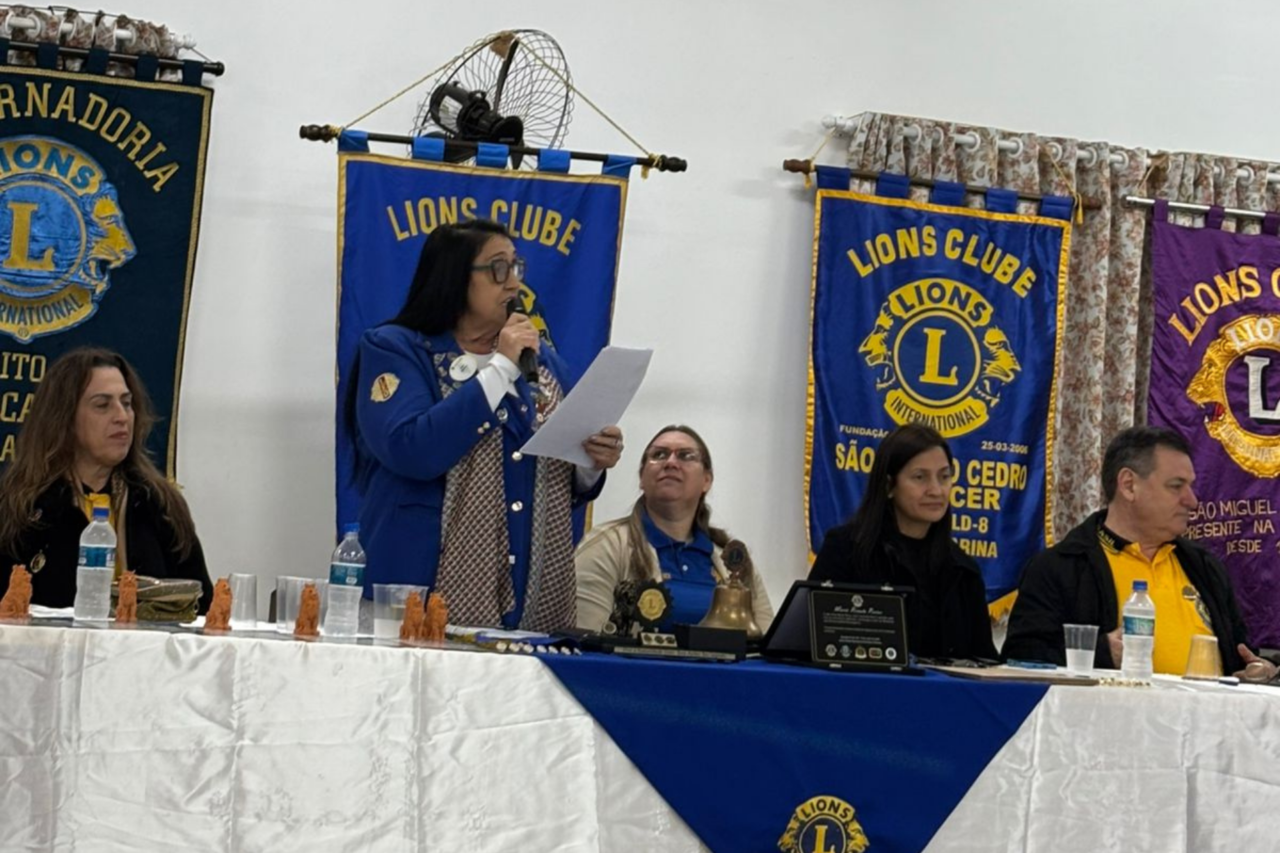 Grande encontro regional do Lions Clube marca posse de Leãozinhos e nova diretoria em Guarujá do Sul 5 Grande encontro regional do Lions Clube marca posse de Leãozinhos e nova diretoria em Guarujá do Sul