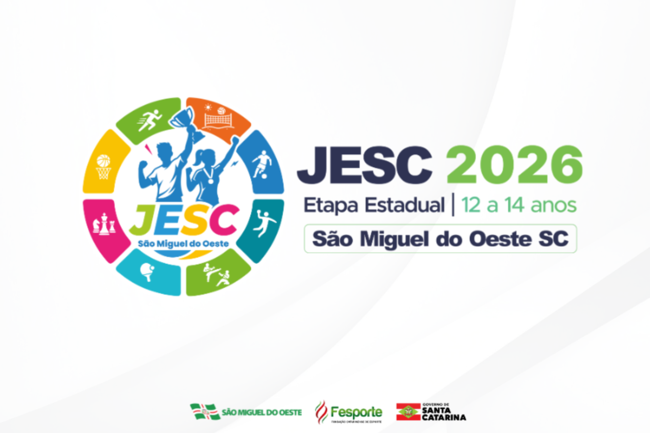 Etapa estadual dos Jogos Escolares de Santa Catarina reúne estudantes de 12 a 14 anos, representantes de 690 escolas, entre 26 de junho e 4 de julho