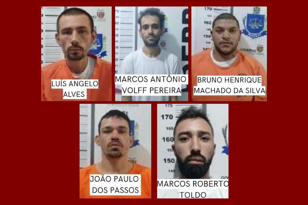 Fuga na Cadeia de Dois Vizinhos: 3 detentos são recapturados e 5 seguem procurados