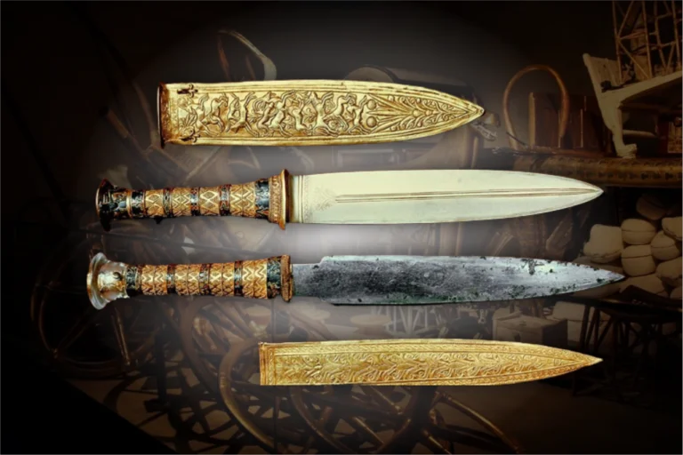 O segredo obscuro do punhal de ouro do antigo faraó egípcio Tutancâmon