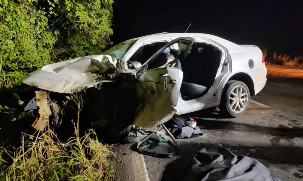 Acidente ocorreu na madrugada desta quarta-feira, na BR 282, no interior de Descanso