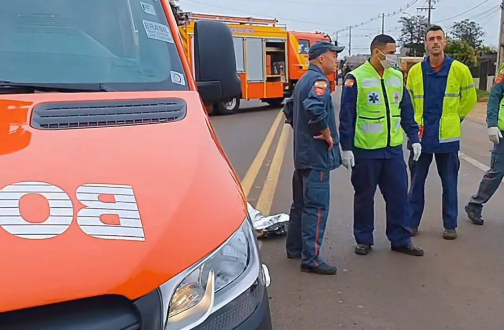 Acidente ocorreu por volta das 11h30, desta quarta-feira, na BR 163, próximo ao acesso ao Bairro Industrial 