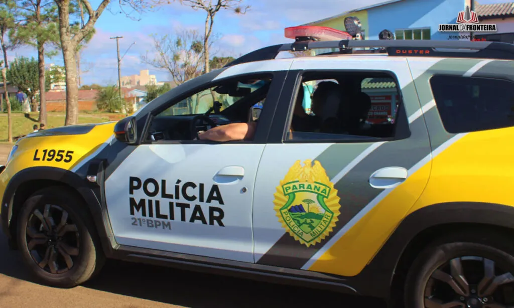 Roubo ocorreu na noite de domingo. Após o roubo o ladrão fugiu sentido a Argentina