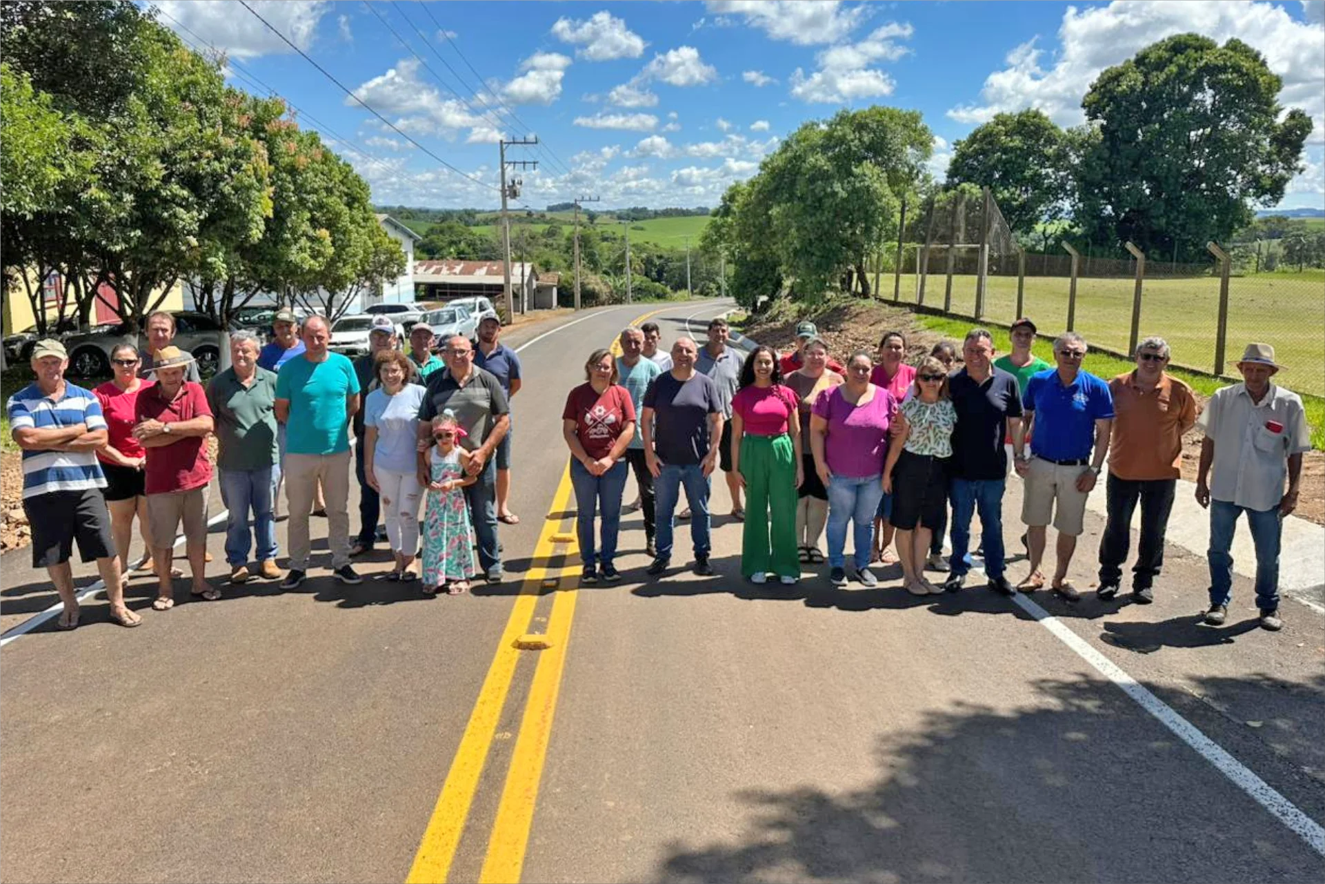 SJCedro inaugura asfalto entre comunidades de St. Isidoro e Esquina Mariflor