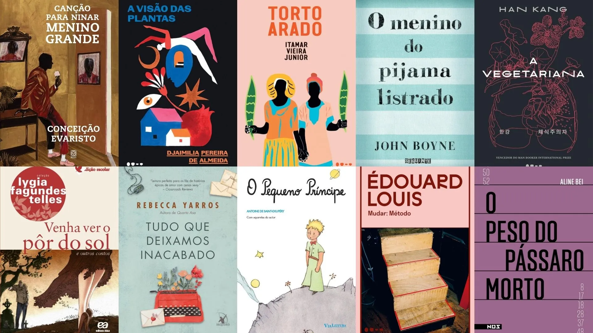 livros de literatura contemporânea