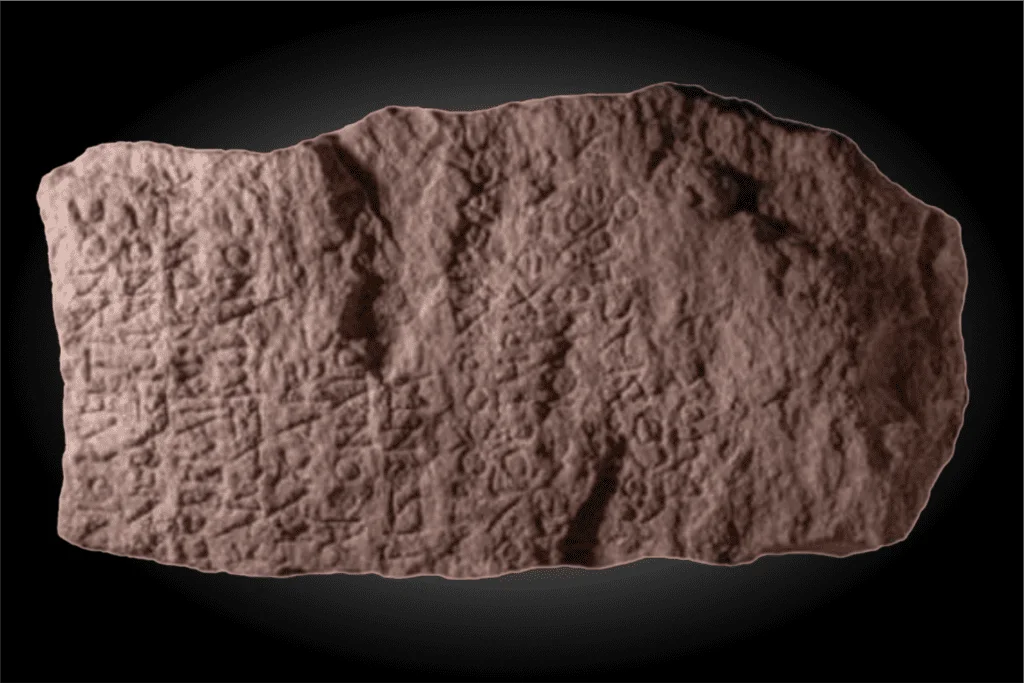 Encontrada em Israel uma estranha pedra com escritas do século 3 9 Encontrada em Israel uma estranha pedra com escritas do século 3