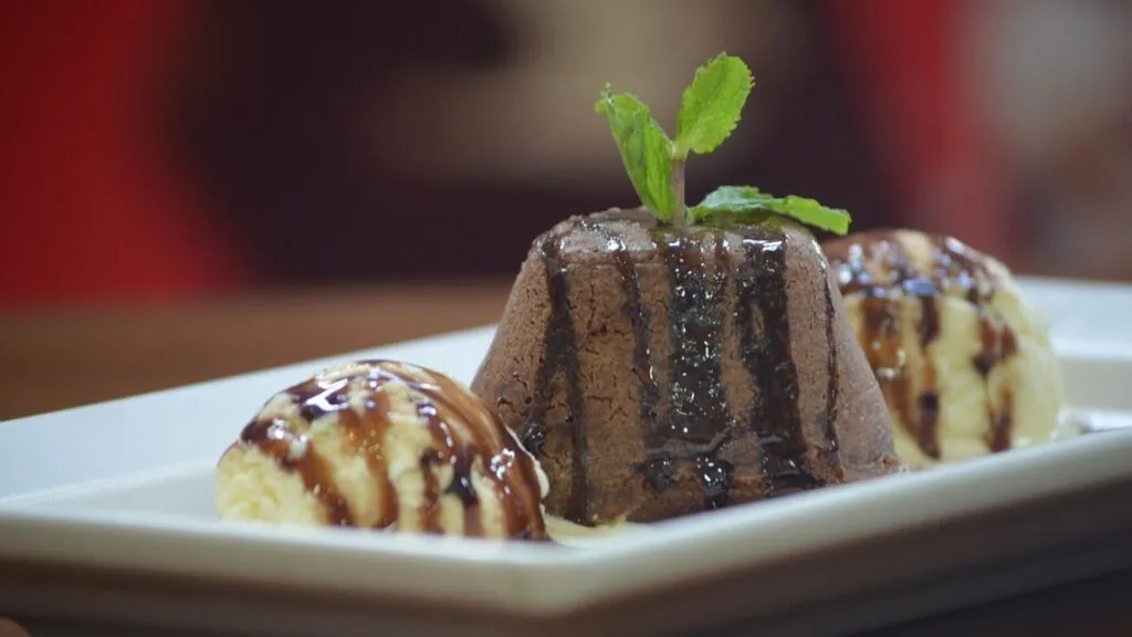 Receita de petit gâteau caseiro na air fryer 1 petit gâteau
