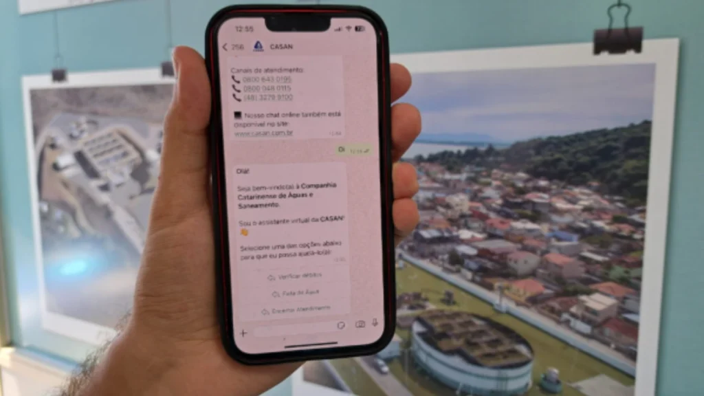 CASAN lança atendimento via WhatsApp para consultas de débito, segunda via de fatura e falta de água. Saiba como utilizar o novo serviço e agilizar seu atendimento.