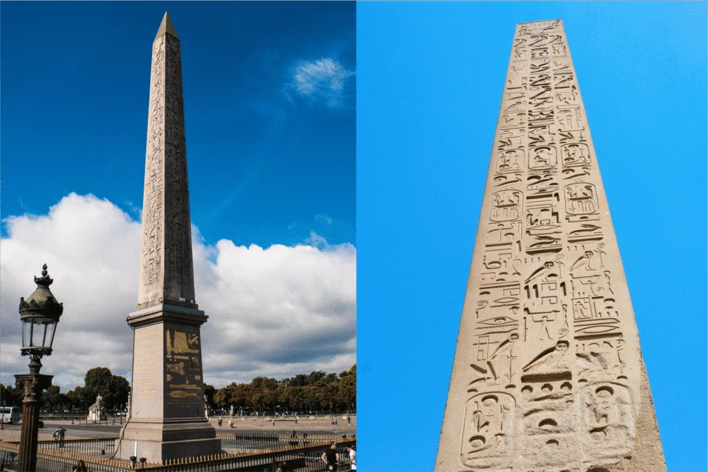 Mensagens secretas da realeza egípcia são encontradas ocultas no Obelisco de Paris 1 obelisco