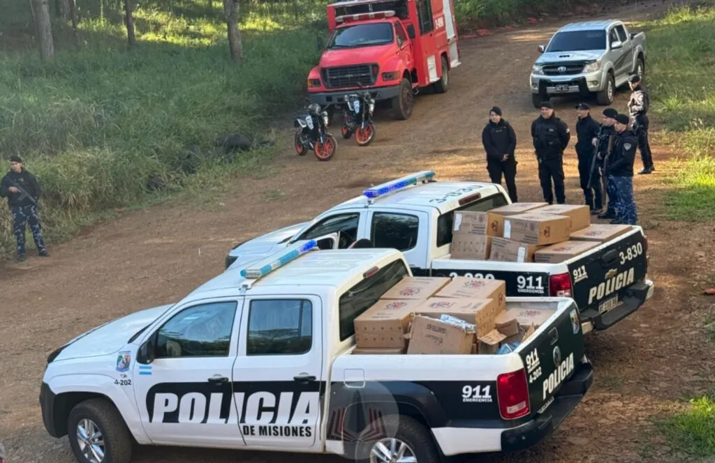 A carga de mais de 6 mil caixas de cigarros contrabandeados havia sido apreendida durante uma operação policial realizada em março pela polícia Argentina