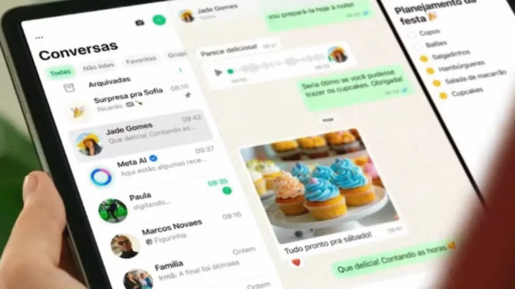 A Meta anunciou, nesta terça-feira (27), que o WhatsApp agora está disponível para iPad, atendendo a um dos pedidos mais recorrentes dos usuários. 