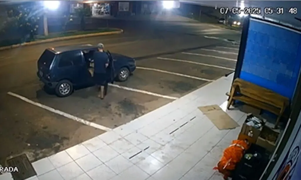 O homem suspeito de furtar frutas e legumes de mercados foi preso na tarde de quarta-feira, na Linha Três Passos em Barracão