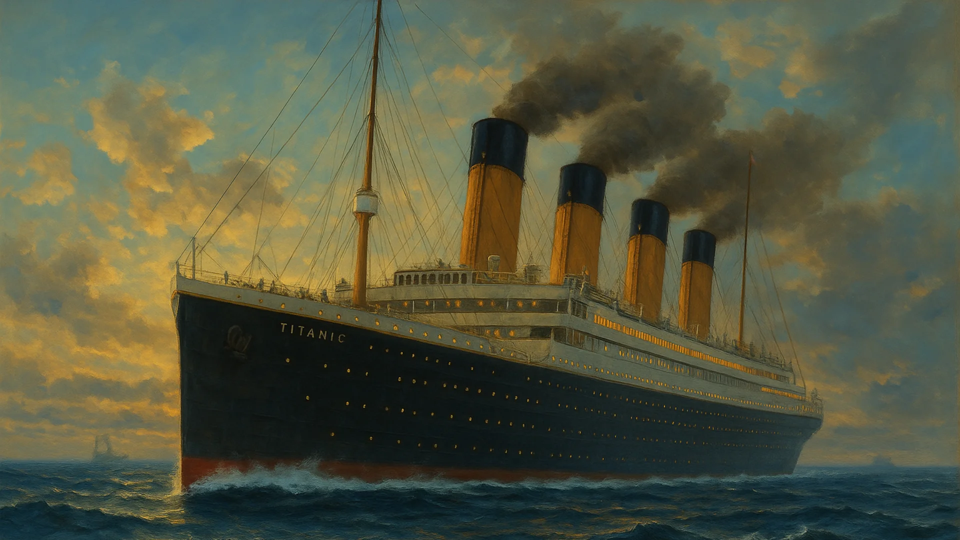 Lançamento do RMS Titanic em 1911