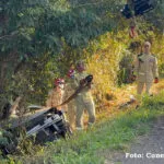 Casal morre em acidente entre carro e caminhão na PR 182