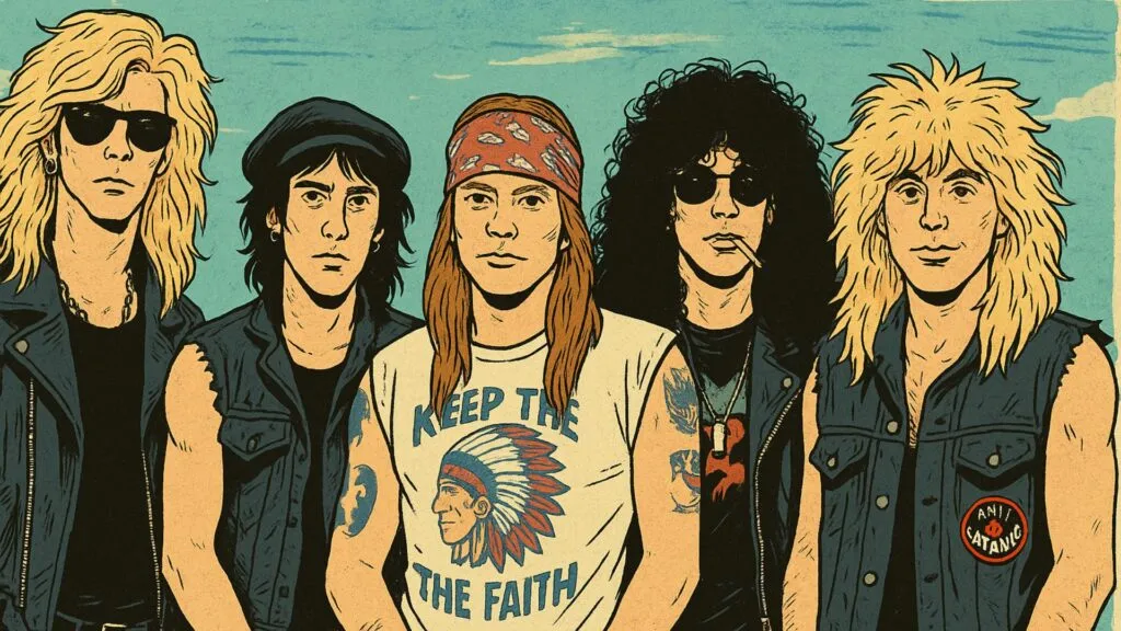 Da onde veio o nome da banda Guns N' Roses