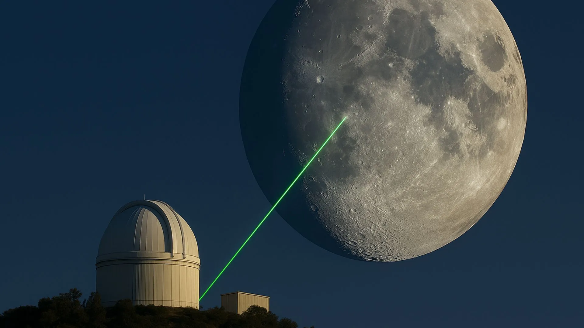 Medição a laser na Lua é feita de dia pela primeira vez na história