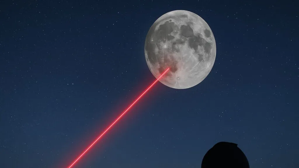 Medição a laser na Lua é feita de dia pela primeira vez na história