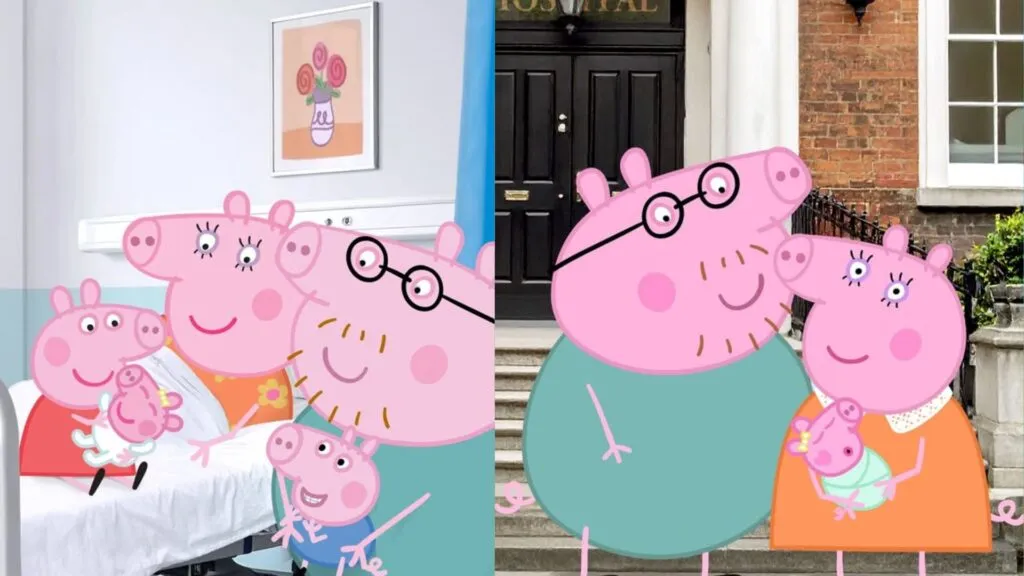 Nova irmã de Peppa Pig nasce no mesmo hospital dos filhos de Kate Middleton
