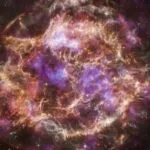 Telescópio James Webb revela enigmático “Monstro Verde” em supernova