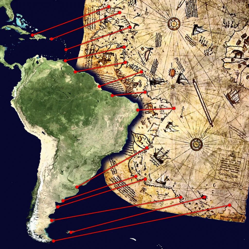 mapa piri reis melhorado
