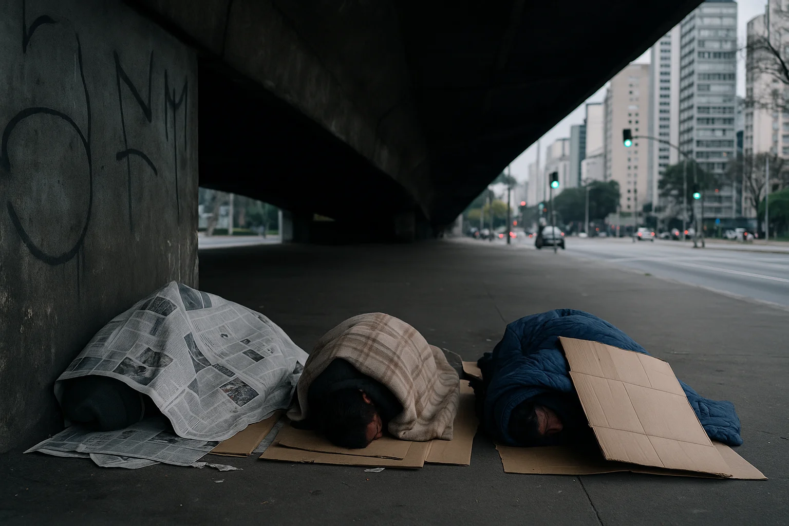 Três moradores de rua morrem de frio no Rio Grande do Sul