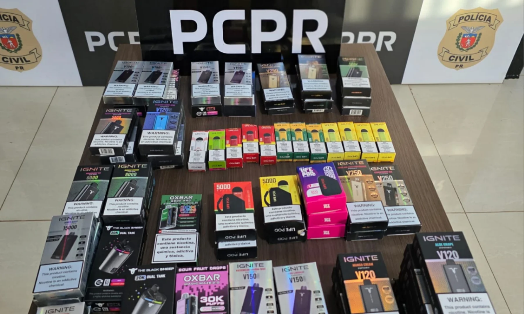 Empresária barraconense é presa em flagrante por venda ilegal de cigarros eletrônicos