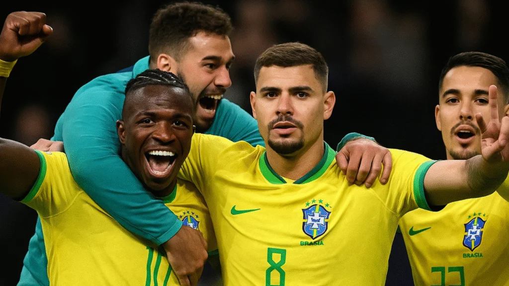 Brasil vence o Paraguai por 1 a 0 e garante classificação para a Copa de 2026, em jogo comandado por Carlo Ancelotti